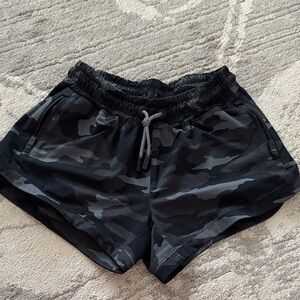 Kids Athletic Camo Shorts